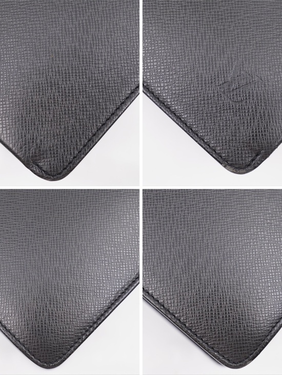 Louis Vuitton Briefcase Black Textured Leather Briefcase with Silver Lock - Picture 7 of 12